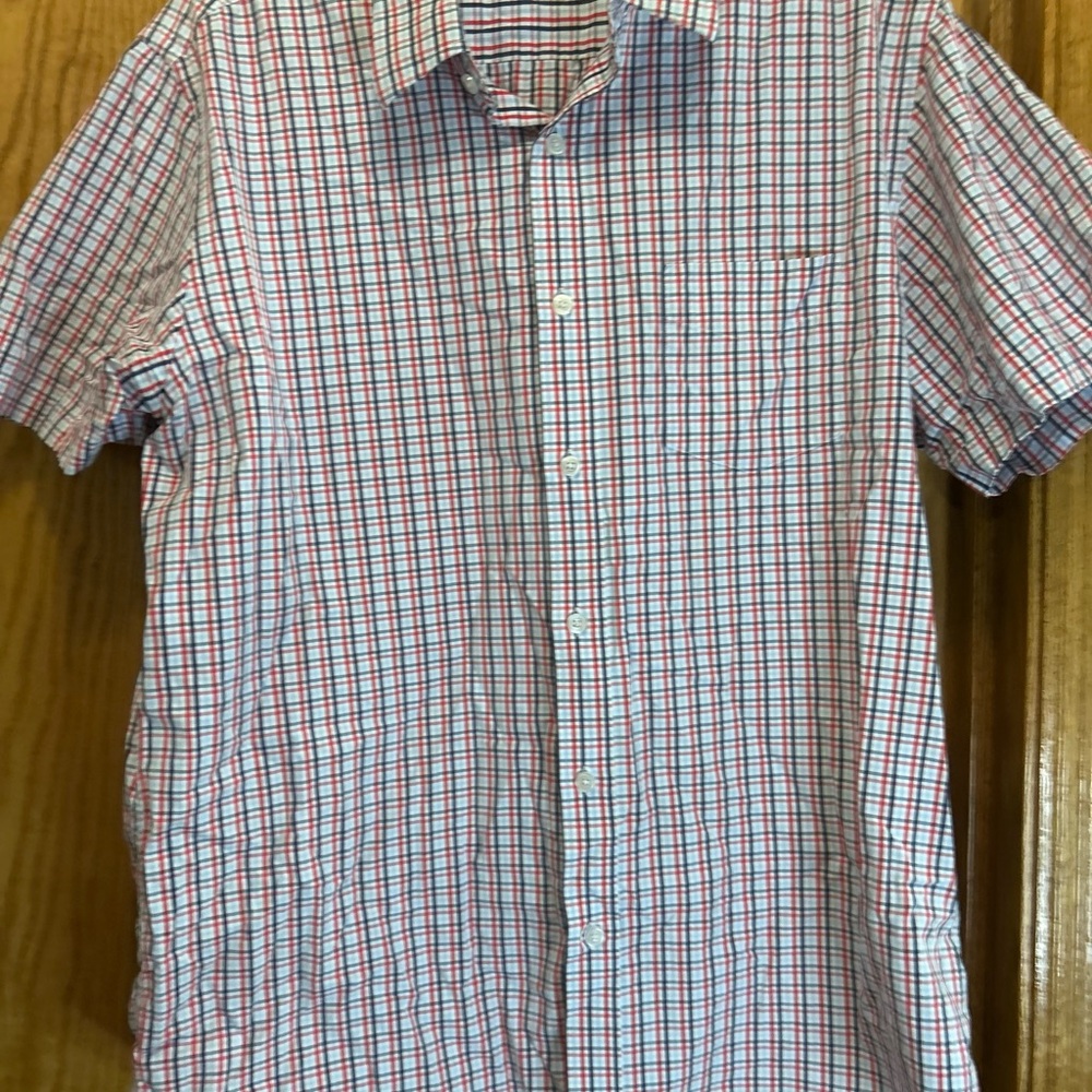 UNTUCKit Shirt Men’s XL Plaid Short Sleeve Button Down Untucked Fit Casual - Picture 5 of 8